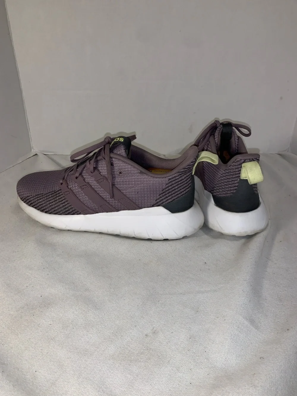 Adidas Women’s Questsar Flow ‘Legacy Purple’ Lace-Up Running Sneakers